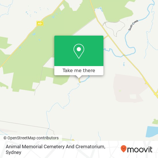 Animal Memorial Cemetery And Crematorium map