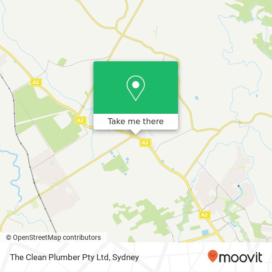 Mapa The Clean Plumber Pty Ltd