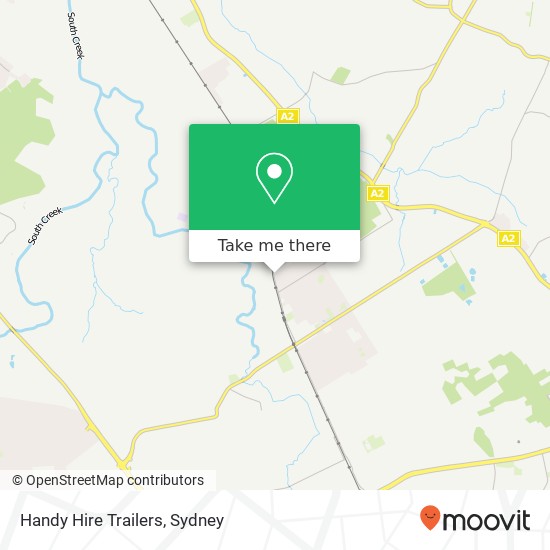 Mapa Handy Hire Trailers