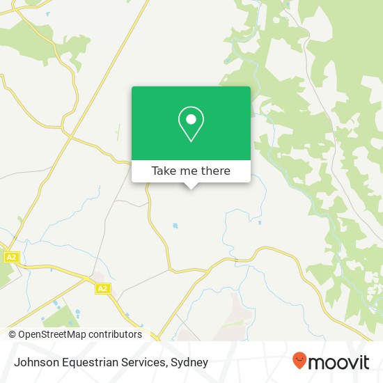 Johnson Equestrian Services map