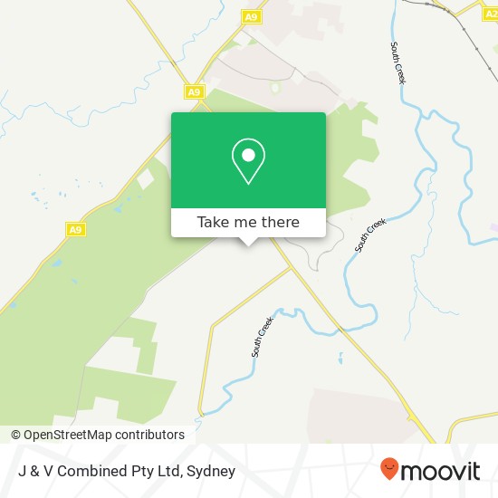 J & V Combined Pty Ltd map