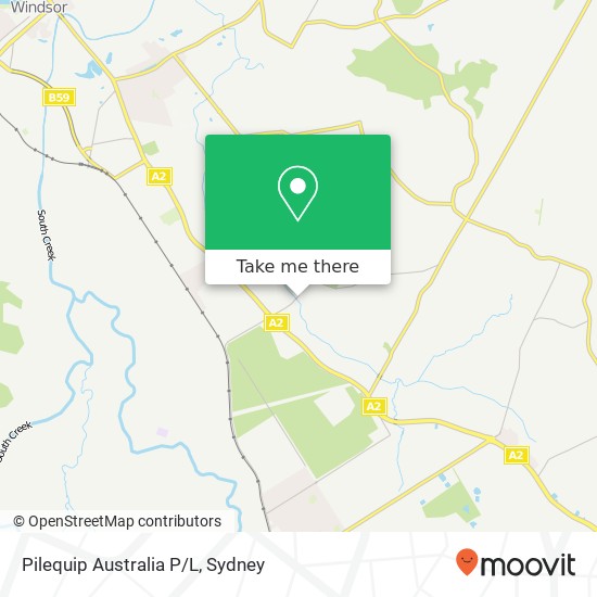 Pilequip Australia P/L map