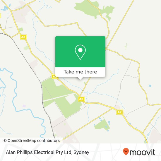 Mapa Alan Phillips Electrical Pty Ltd