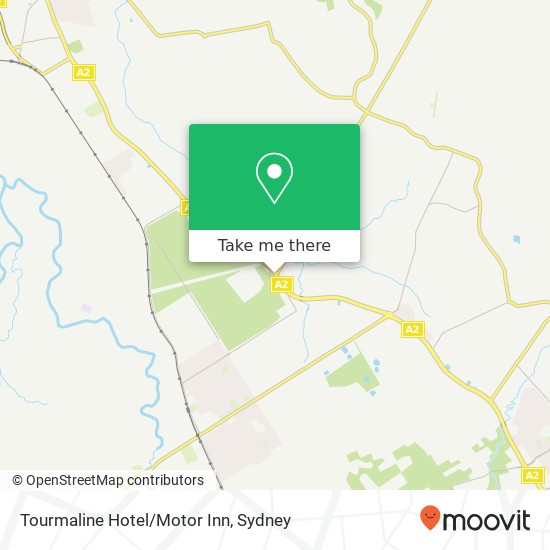 Tourmaline Hotel/Motor Inn map