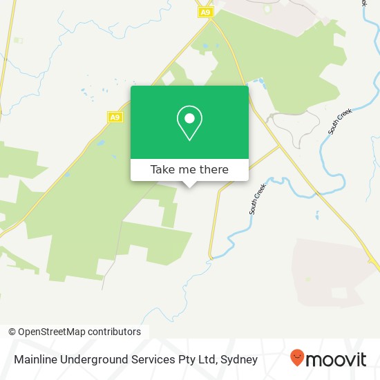 Mainline Underground Services Pty Ltd map