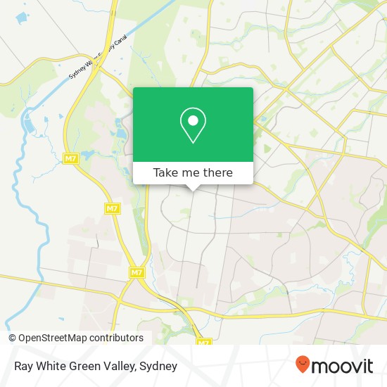 Ray White Green Valley map