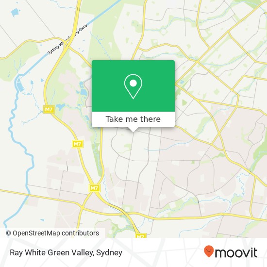 Mapa Ray White Green Valley