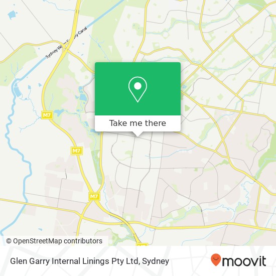 Glen Garry Internal Linings Pty Ltd map