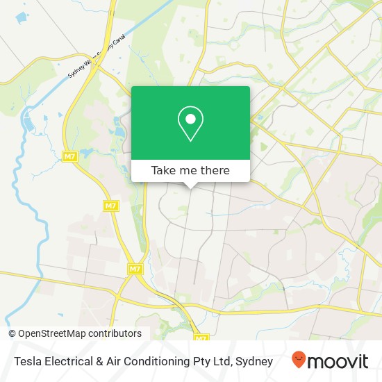 Tesla Electrical & Air Conditioning Pty Ltd map