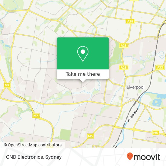 CND Electronics map