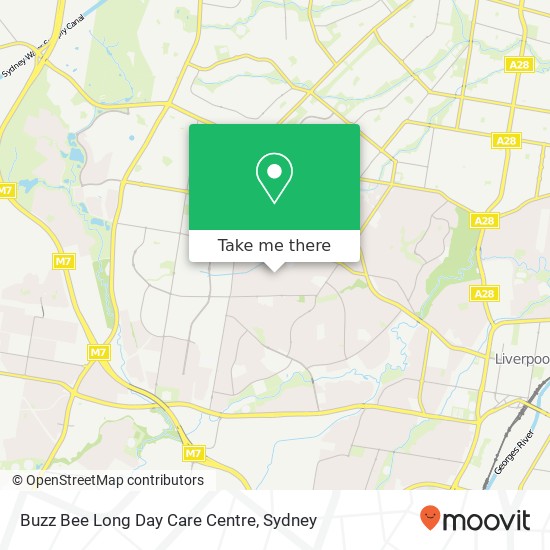 Mapa Buzz Bee Long Day Care Centre