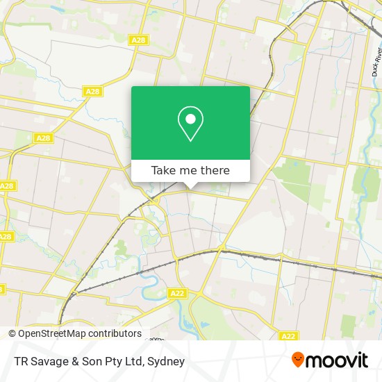 TR Savage & Son Pty Ltd map