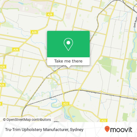 Tru-Trim Upholstery Manufacturer map