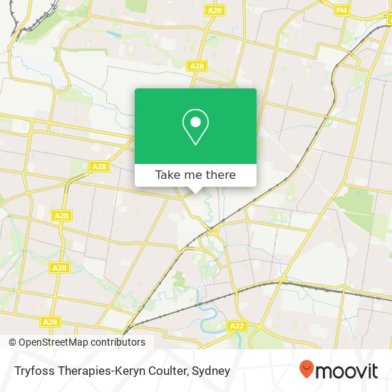 Mapa Tryfoss Therapies-Keryn Coulter