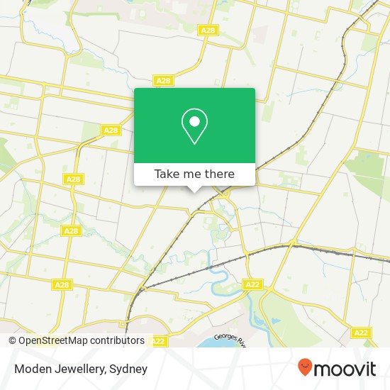 Moden Jewellery map