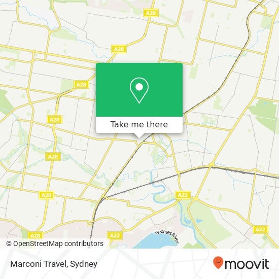 Marconi Travel map