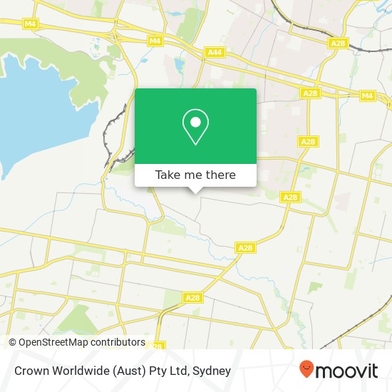 Mapa Crown Worldwide (Aust) Pty Ltd