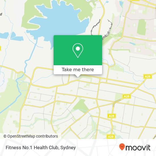 Mapa Fitness No.1 Health Club