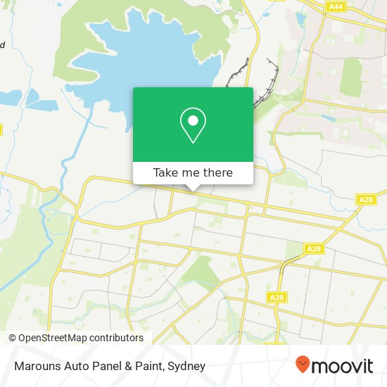 Marouns Auto Panel & Paint map