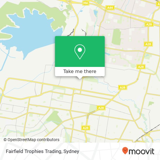 Fairfield Trophies Trading map