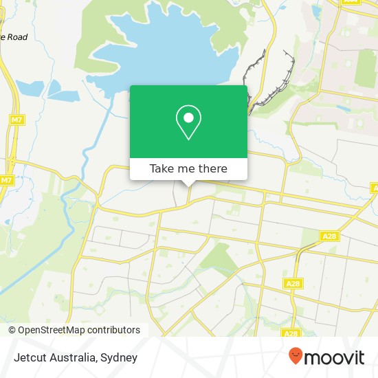 Jetcut Australia map