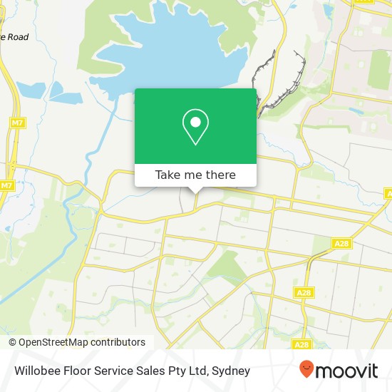 Willobee Floor Service Sales Pty Ltd map