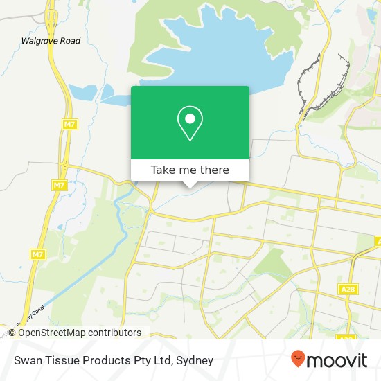 Swan Tissue Products Pty Ltd map