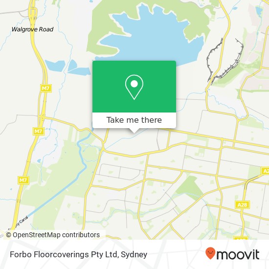 Forbo Floorcoverings Pty Ltd map