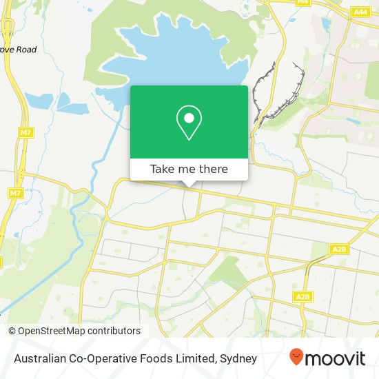 Australian Co-Operative Foods Limited map