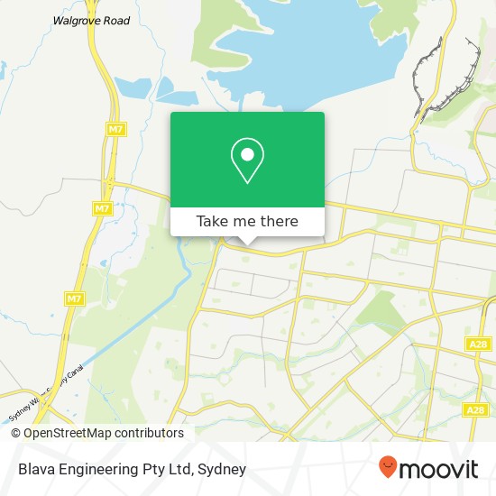 Blava Engineering Pty Ltd map