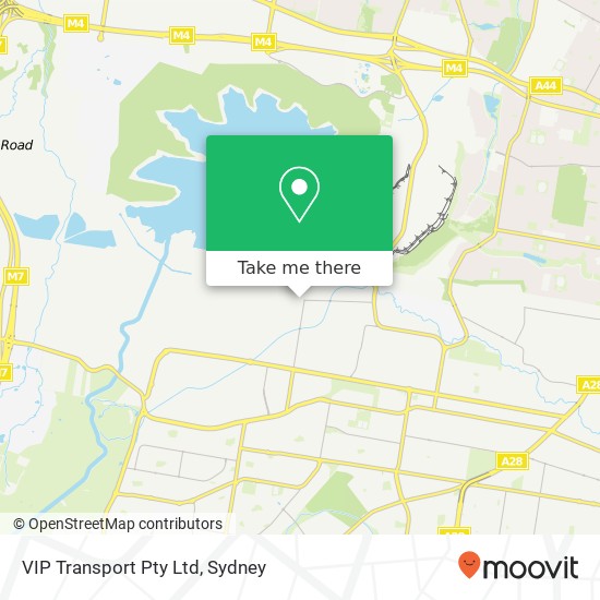VIP Transport Pty Ltd map