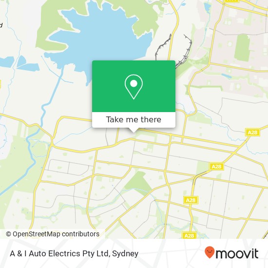 A & I Auto Electrics Pty Ltd map