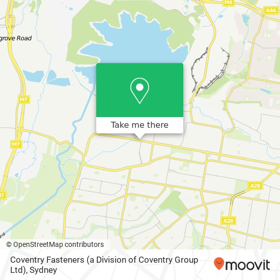 Coventry Fasteners (a Division of Coventry Group Ltd) map