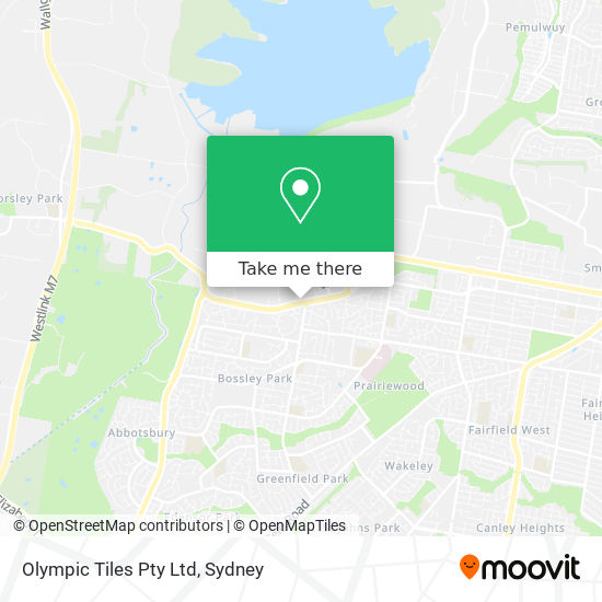 Olympic Tiles Pty Ltd map