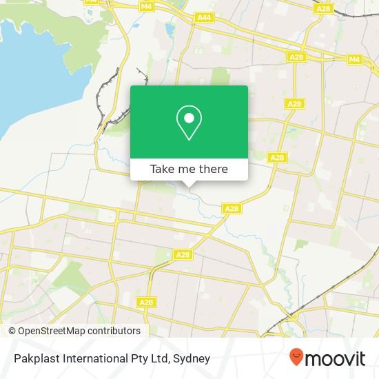 Pakplast International Pty Ltd map