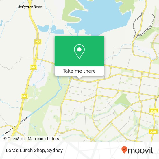 Lora's Lunch Shop map