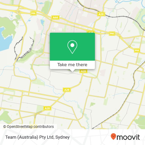Team (Australia) Pty Ltd map