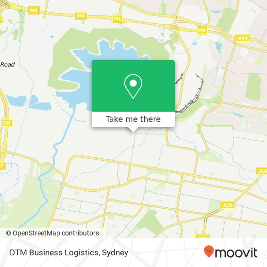 DTM Business Logistics map