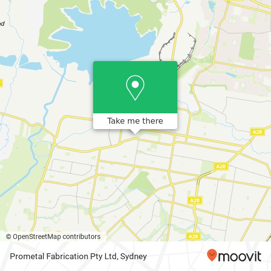 Prometal Fabrication Pty Ltd map