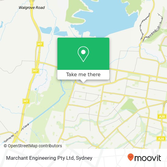 Marchant Engineering Pty Ltd map
