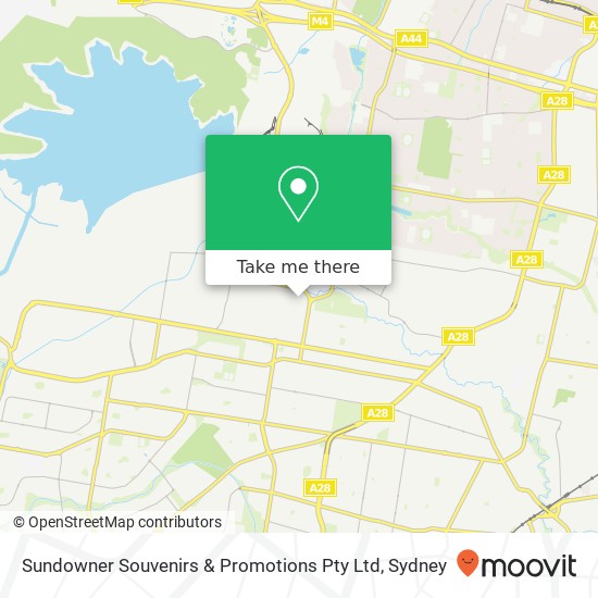 Sundowner Souvenirs & Promotions Pty Ltd map