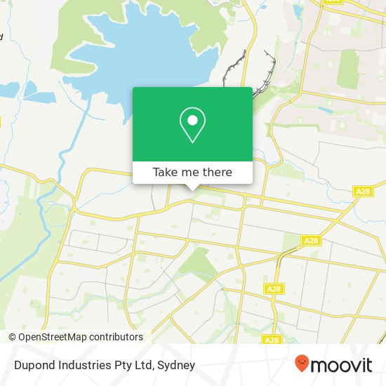 Dupond Industries Pty Ltd map
