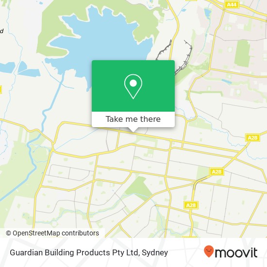 Guardian Building Products Pty Ltd map