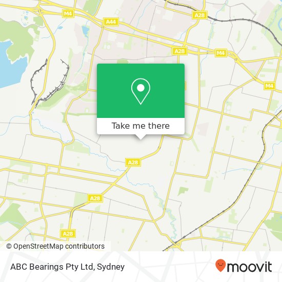 ABC Bearings Pty Ltd map