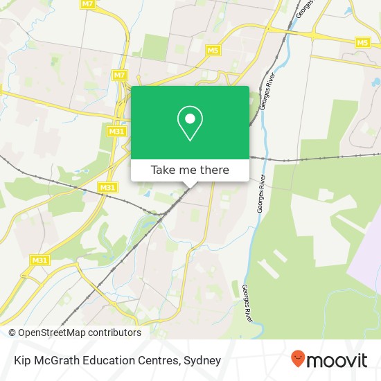 Kip McGrath Education Centres map