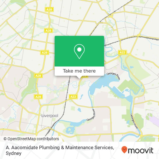 A. Aacomidate Plumbing & Maintenance Services map