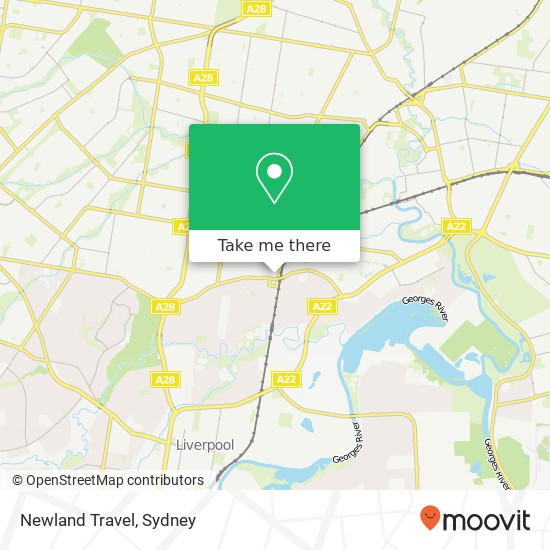 Mapa Newland Travel