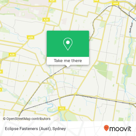 Mapa Eclipse Fasteners (Aust)