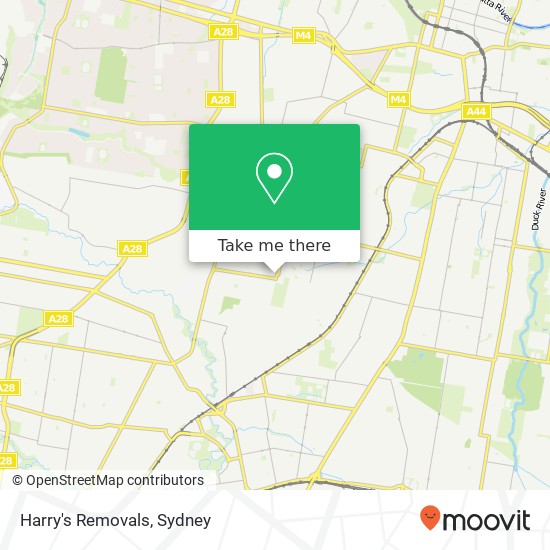 Harry's Removals map