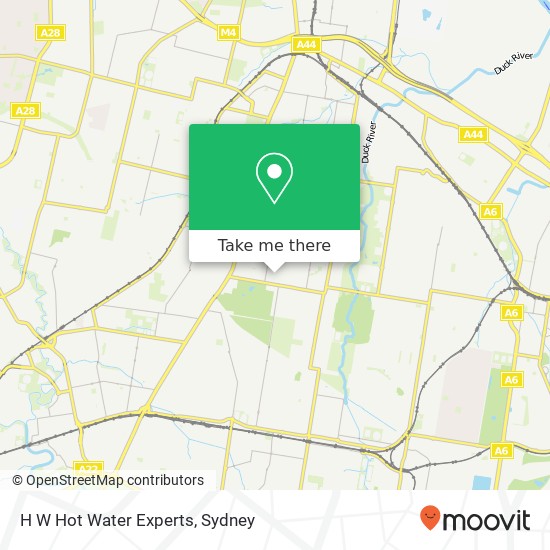 H W Hot Water Experts map